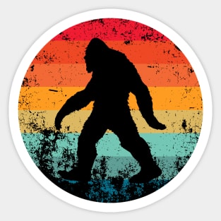 Retro Bigfoot Sticker